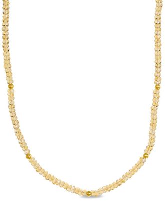 Jewelmak 14K Citrine Necklace