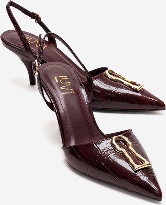 Prologue Yvella Gesp Spitse Neus Stiletto Pump