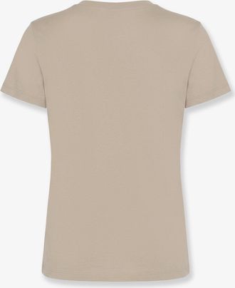 Max Mara Womens Cotton T-Shirt Papaia Beige T-Shirts & Jerseys