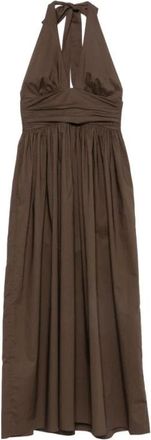 Matteau Jurken Bruin - Dames - Casual kleedjes - Bruin - XL - Kleedjes