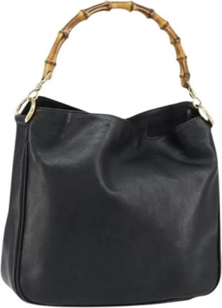 Gucci Pre-owned Handbags, female, Black, Size: ONE SIZE Pre-owned Vintage Handbag