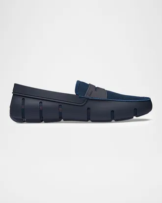 Swims Men & apos;s Mesh Penny Loafers