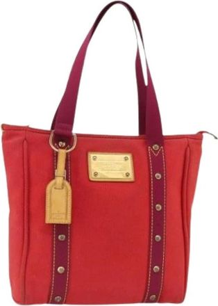 Louis Vuitton Pre-owned Tote Bags, female, Red, Size: ONE SIZE Pre-owned Tote Bag