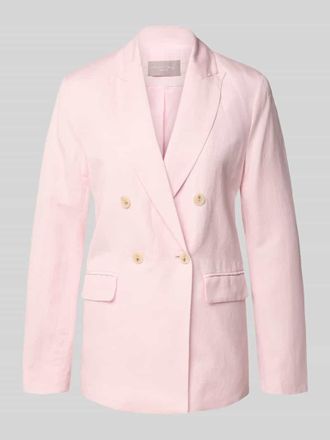 Christian Berg Regular Fit Blazer aus Leinen-Mix mit Viskose-Anteil in Hellrosa, Gr&ouml;&szlig;e 34