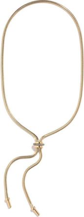 Demarson Elorie Cubic Zirconia Bolo Necklace in Gold/hem/crystal at Nordstrom