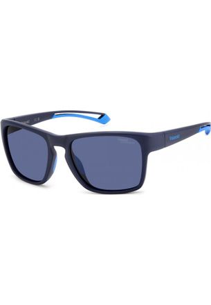 Polaroid Mens PLD 7052 S 56 FLL Sunglasses - Blue - One Size
