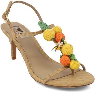 Mia Zabel Slingback Sandal in Natural Ra at Nordstrom, Size 8.5