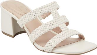 Bandolino Mumm Block Heel Sandal in Vanilla at Nordstrom Rack, Size 9.5