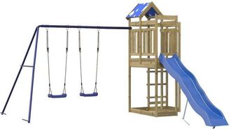 vidaXL Parque Infantil De Exterior Madera De Pino Impregnada Vidaxl