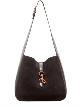 Nili Lotan Womens Anita Suede Bag In Espresso