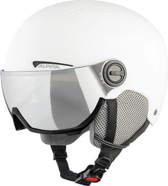 Alpina Arber Visor Q-Lite - unisex - Ski Accessoires - Wit - 54 CM - Fitness