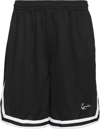Karl Kani Signature Mesh Shorts - Heren - Korte sportbroeken - Zwart - M - Polyester - Fitness