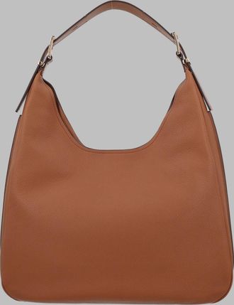 Michael Michael Kors Womens Hobo Bag Nolita Buff Leather Shoulder