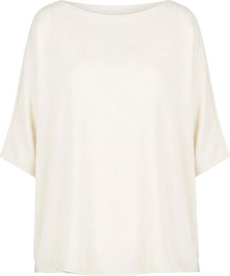 Liviana Conti Round-neck Knitwear, female, Beige, Size: M Maglia Wilma