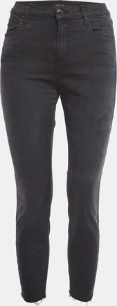 J Brand Navy Blue Washed Denim Skinny Jeans M Waist