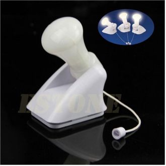 Trade Shop Trade Shop - Conjunto 4 Luces Led Bombilla De Bulbo Port&aacute;tiles Inal&aacute;mbricos Interruptor De Vestuario A Mano