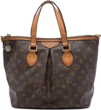Louis Vuitton Pre-owned Palermo PM Tote Bag - Dames - Vintage Shopper - Bruin - ONE Size - Vintage