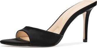 Jessica Simpson Dravie High Heels Sandals Womens Sandals Black : 5.5 M, Synthetic