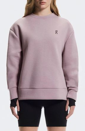 On Focus Tech Crewneck Sweatshirt in Heron at Nordstrom, Size X-Small