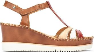 Pikolinos Womens Aguadulce Leather Coral Sandals 8-8.5 UK