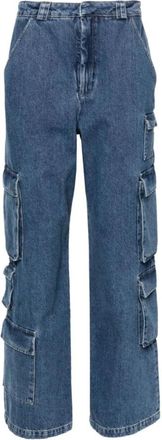 Axel Arigato Roam Cargo Jeans - Dames - Regular Fit Jeans - Blauw - W29 - Katoen - Jeans