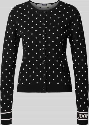 Joop Regular Fit Cardigan aus Viskose-Mix Modell Karli in Black, Gr&ouml;&szlig;e 34