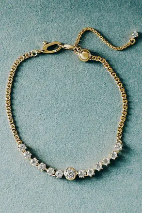 Nadri Daytime Curb Adjustable Bracelet