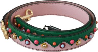 Dolce & Gabbana Schouderriem Leren Roze Handtas Accessoire