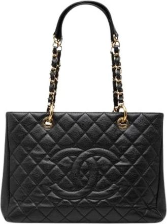 Chanel Pre-owned Grand Shopping Tote - Dames - Vintage Shopper - Zwart - ONE Size - Vintage