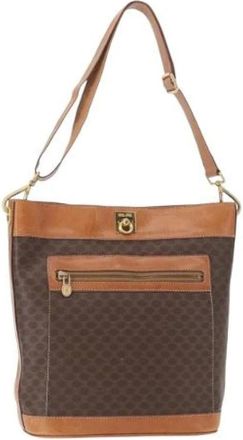 Celine Pre-owned Bucket Bags, female, Brown, Size: ONE SIZE Pre-owned Plastic Bucket Bag