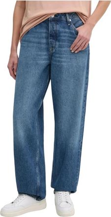 Calvin Klein Jeans 90s Loose Jeans - Dames - Loose Fit Jeans - Blauw - W26 - Katoen - Jeans