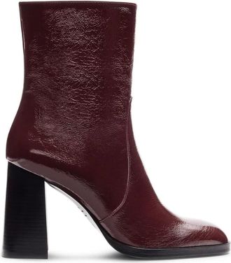 Stuart Weitzman Stivaletto Vera Zip - - Shoes - Donna - Rosso - 37 1/2 EU