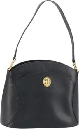 Dior Pre-owned Shoulder Bags, female, Black, Size: ONE SIZE Pre-owned Leather Shoulder Bag