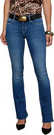 L'agence Sneeki Low-Rise Straight-Leg Jean In Irvine
