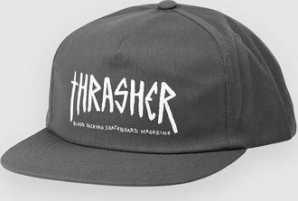 Thrasher X Toy Machine Scatch Snapback Cappellino grigio