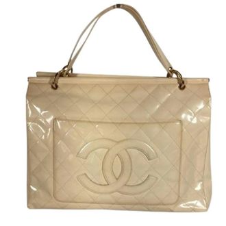 Chanel Pre-owned Tote Bags, female, Beige, Size: ONE SIZE Pre-owned Matelasse Tote Bag