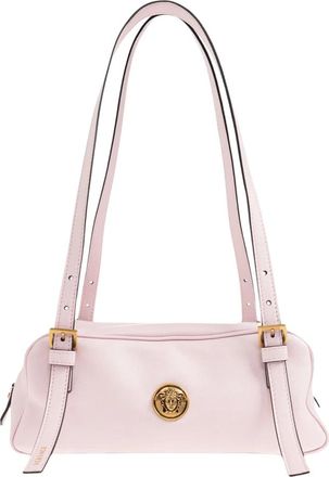 Versace Borsa Bowling Embl&egrave;me in nappa - - Bags - Donna - Rosa - ONE SIZE