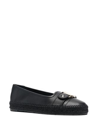 Ferragamo Vara Espadrille Flat - Black
