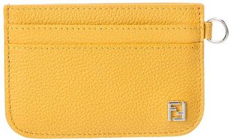 Fendi Fendi Ff Leather Card Case