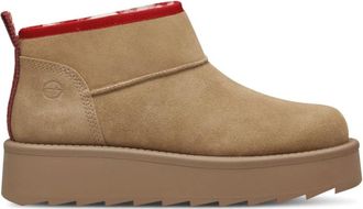 Tamaris Bruine Enkellaarsjes - Dames - Winterlaarzen - Bruin - 37 EU - Leer - Schoenen