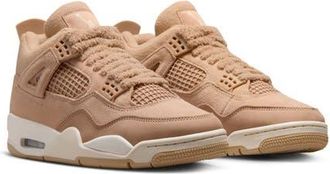 Nike Jordan Air Jordan 4 Retro Basketball Sneaker in Hemp/Light Ore Wood Brown at Nordstrom, Size 11.5