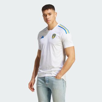 adidas adidas Performance Mens Leeds United FC 23/24 Home Jersey - White - Size Small