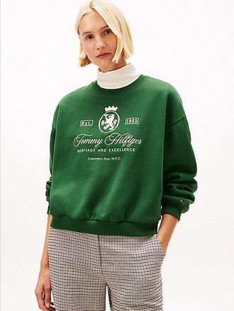 Tommy Hilfiger Sudadera amplia con escudo TH bordado