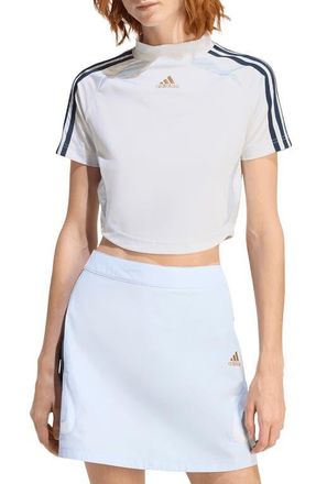 adidas Originals Teamgeist Baby Tee in White/Aurora Ink/Crystal Sky at Nordstrom, Size Xx-Small