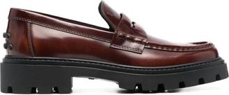 Tod's Bruine Casual Loafers voor Vrouwen - Dames - Loafers - Bruin - 40 EU - Leer - Schoenen