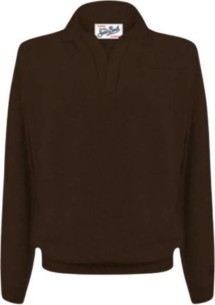 MC2 Saint Barth Maglione Polo Tennis - Heren - Polos - Bruin - L - Tops