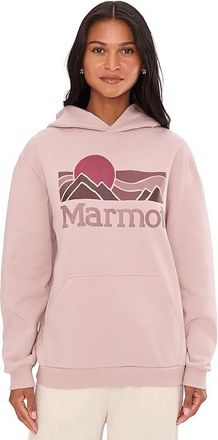 Marmot Coastal Hoodie Womens Clothing Dust : MD, Cotton/Fleece/Polyester