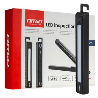 OEM Set Di 10 Lampade Di Ispezione Ricaricabili Xte+smd Da 600 Mah (batterie) Amio-04670