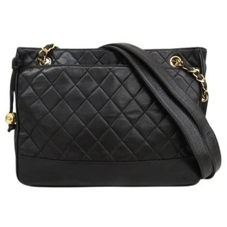 Chanel Pre-owned Shoulder Bags, female, Black, Size: ONE SIZE Pre-owned Vintage Shoulder Bag
