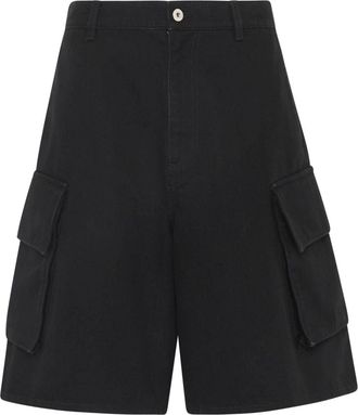 J.W.Anderson Cargo corti denim - Nero